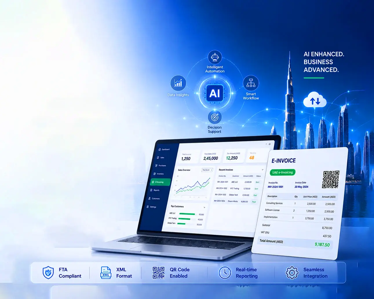 AI Automation UAE E-Invoicing